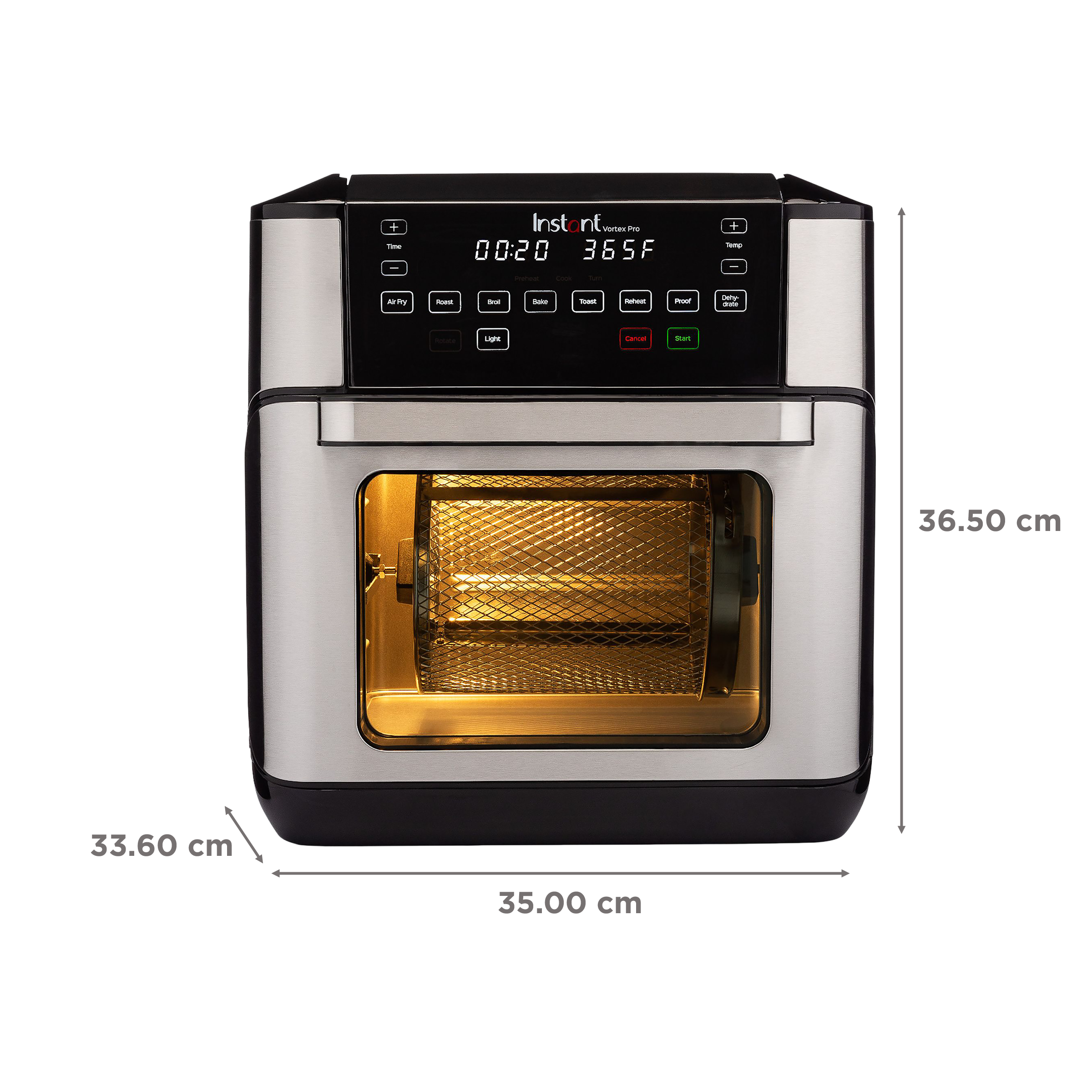 Air fryer discount oven folds up